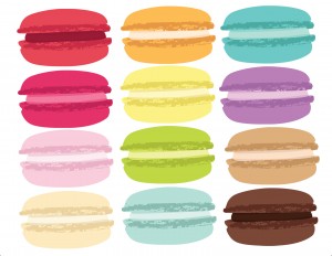 Macaron Note Cards